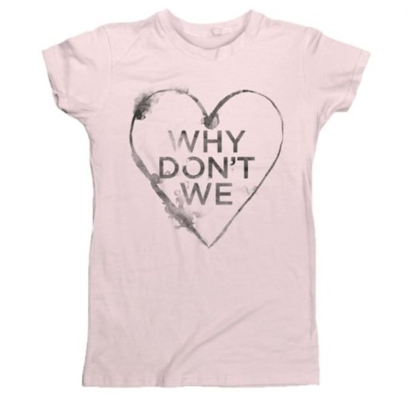 Official Why Don't We Merch Pink Watercolor Shirt - Picture 1 of 6